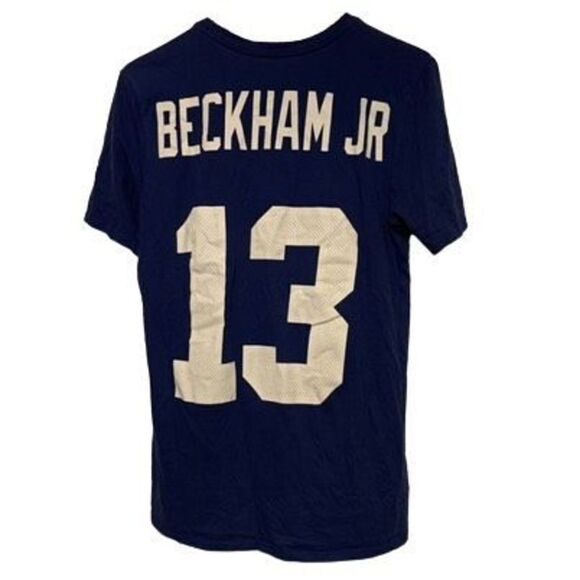New York Giants Odell Beckham Jr. Size Small Athletic Cut Dri-Fit The Nike Tee - Picture 3 of 5